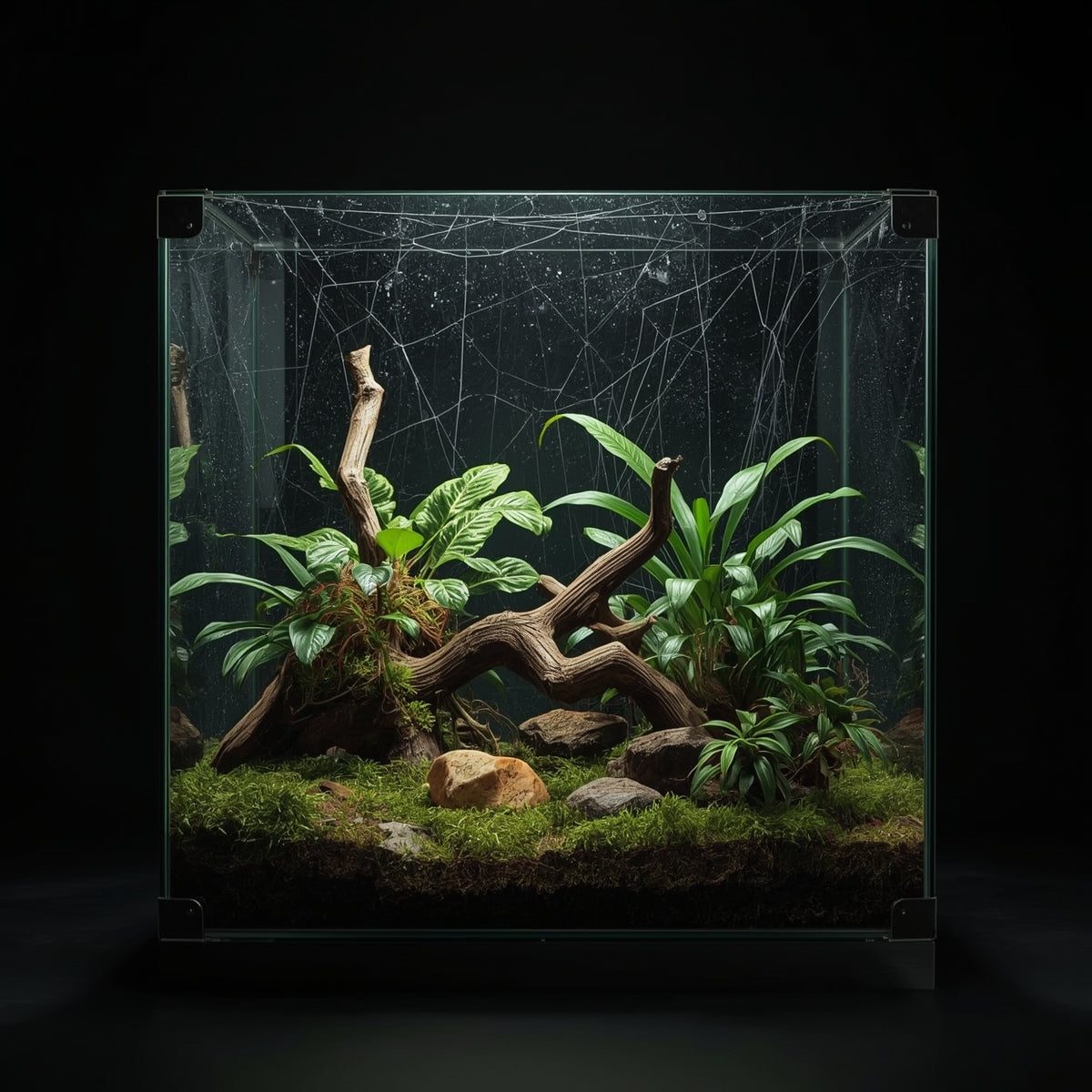 fish tank accessories johannesburg PENCK Large Decorations Aquarium Rocks Aquascaping Mountain View Stone Rock Decor Resin Betta Hiding Cave Shrimp Fish Hideout Ornaments with Small Plants, 11 Inch Tall Pet Supplies FISH TANK ACCESSORIES