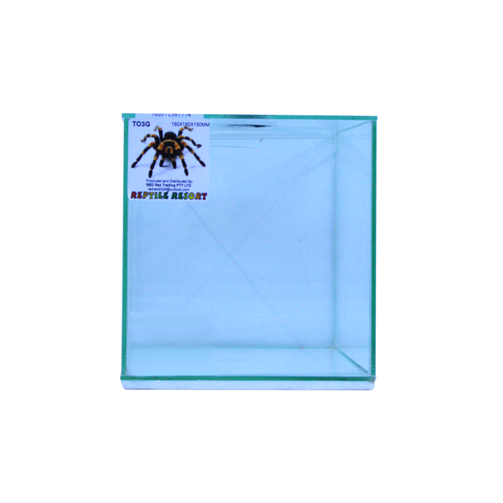Reptile Resort T03G Glass Spider Enclosure 150x150x150mm