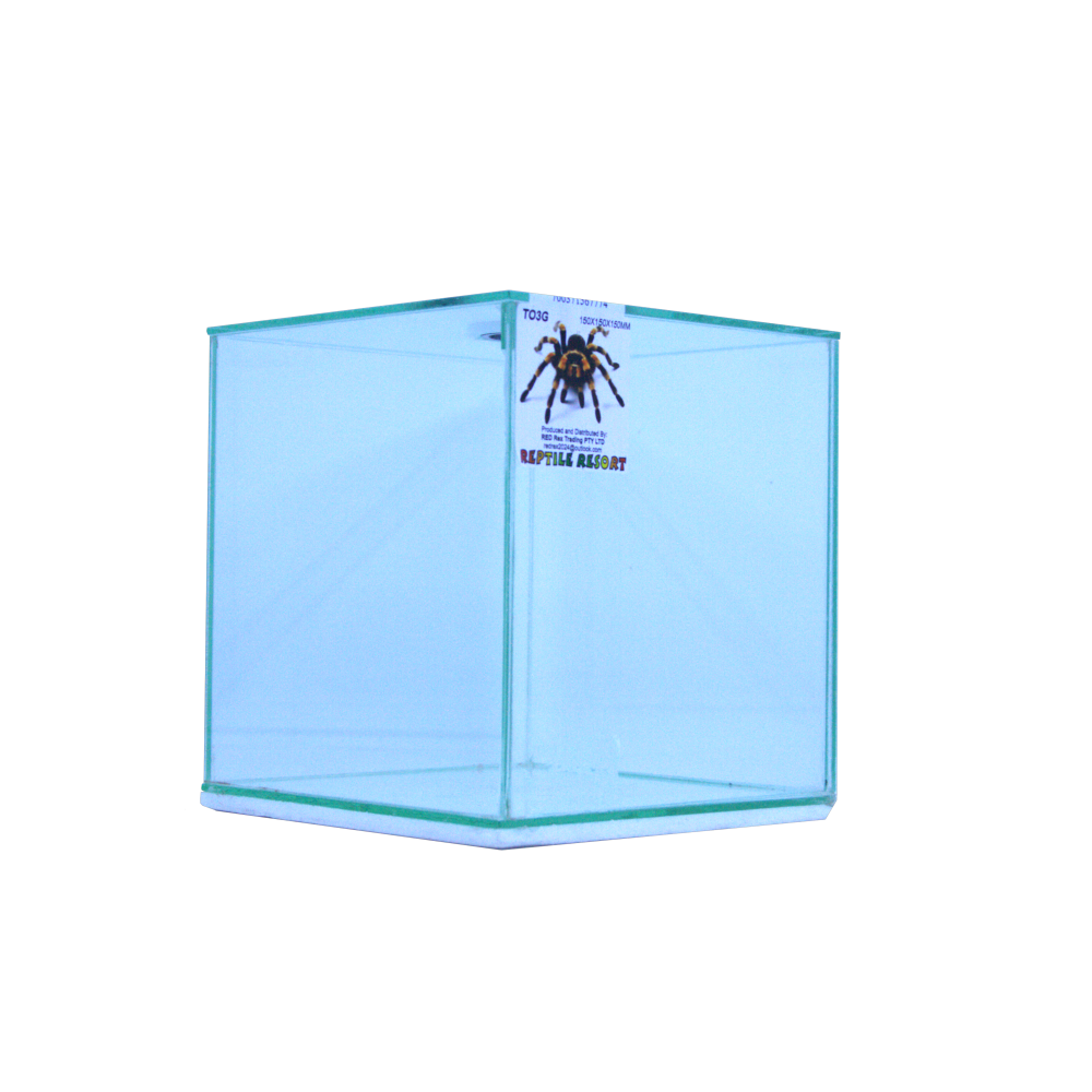 Reptile Resort T03G Glass Spider Enclosure 150x150x150mm