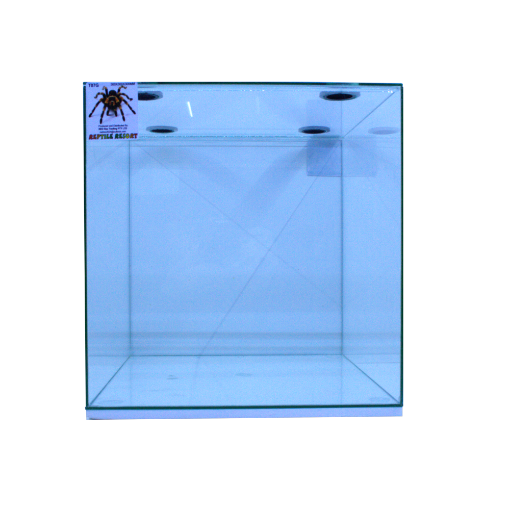 Reptile Resort T07G Glass Spider Enclosure 300x300x300mm