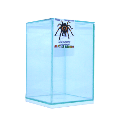 Reptile Resort TT02G Glass Spider Enclosure 100x100x150mm