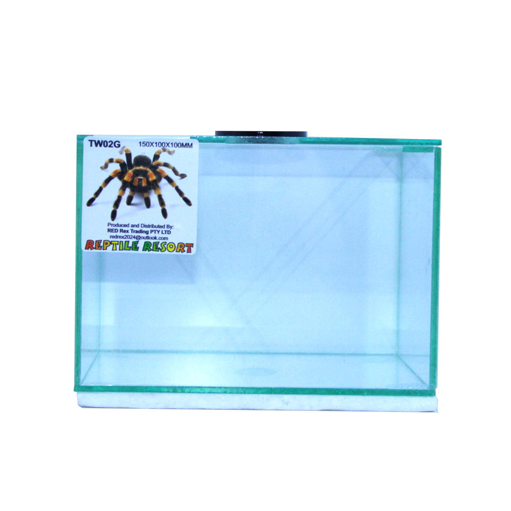 Reptile Resort TW02G Glass Spider Enclosure 150x100x100mm