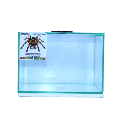 Reptile Resort TW02G Glass Spider Enclosure 150x100x100mm