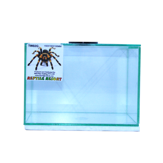 Reptile Resort TW02G Glass Spider Enclosure 150x100x100mm