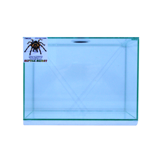 Reptile Resort TW03G Glass Spider Enclosure 225x150x150mm