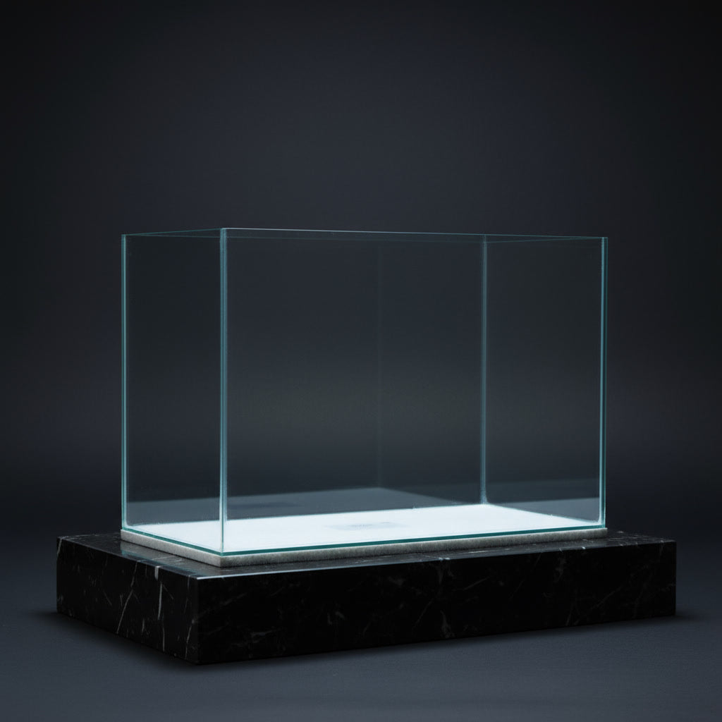 🐠 Black Diamond 18" Narrow Polished Tank - 460 x 225 x 305mm (4mm Glass)