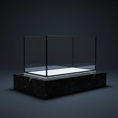 🐠 Black Diamond 2ft Polished Tank (610 x 305 x 305mm) – Black Silicone Series
