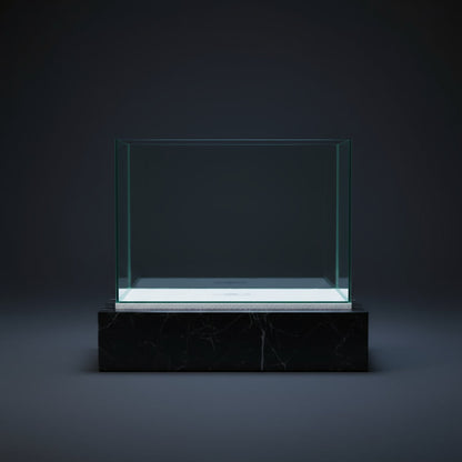 🐟 Black Diamond 18" Wide Polished Tank – 460 x 305 x 305 mm (4mm Glass)