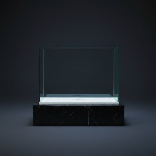 🐟 Black Diamond 18" Wide Polished Tank – 460 x 305 x 305 mm (4mm Glass)